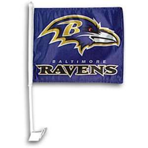 Ravens Fremont Die NFL Car Flag 