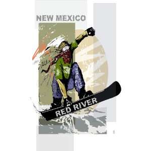 Northwest Art Mall MR 3216 Red River New Mexico Extreme Snowboarder 11 