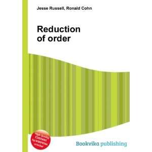  Reduction of order Ronald Cohn Jesse Russell Books