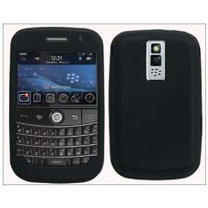   Silicone Case Back Cover for BlackBerry Bold 9000 Black Electronics