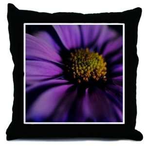  Purple Daisy Throw Pillow