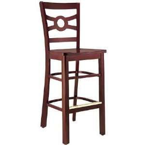 Melrose Upholstered Seat Bar Stool, Specify Oak or Maple, Grade 1 
