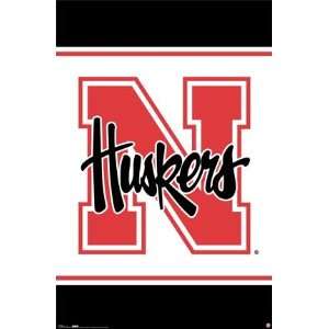  University of Nebraska Cornhuskers Logo Poster Sports 