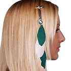 Michigan State Spartans Feather Hair Clip