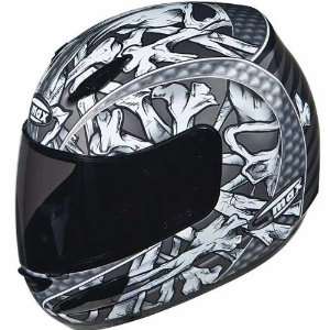  GMAX GM48 Bones Matte Gray Platinum Series Helmet   Size 