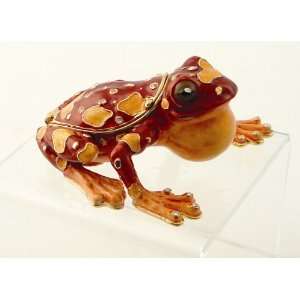  Frog bejeweled jewelry box 1
