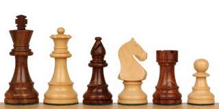 Guard Staunton Chess Set Golden Rosewood 3.25 King  