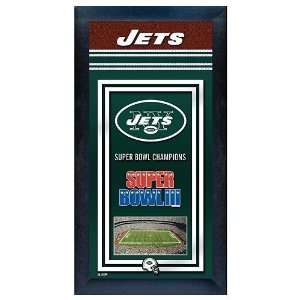  New York Jets Super Bowl Champions Framed Wall Art Sports 