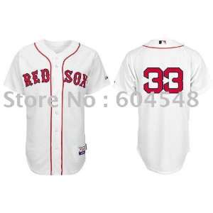  boston red sox #33 varitek white baseball jerseys Sports 