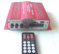 Motorcycle Car 4 channel FM Remote Stereo Amplifier bla  