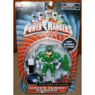 Power Rangers Green Turbo Ranger Double Key Action Figure