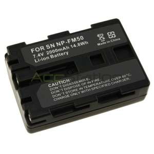 New Battery for Sony Handycam NP FM50 NP FM30 NPFM50  