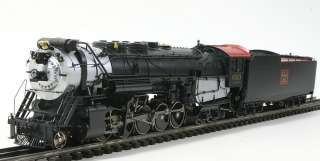 Sunset/3rd rail brass CB&Q 2 10 4 steam loco, 2 rail  