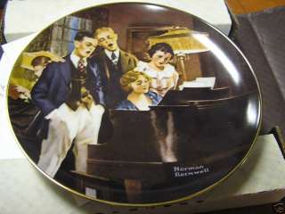 Norman Rockwell Collector PlateClose Harmony  