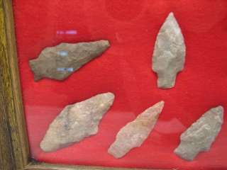 LANCASTER PA NATIVE AMERICAN ARROW HEAD POINT DISPLAY INDIAN ARCHERY 