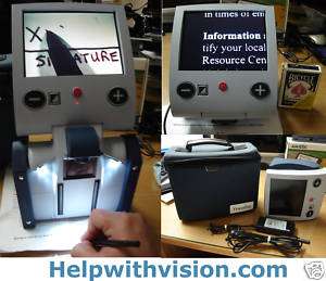 Optelec Traveller Portable Low Vision Video Magnifier  