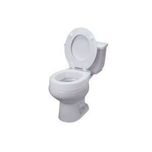  Hinged Elevated Toilet Seat, Standard or Elongated