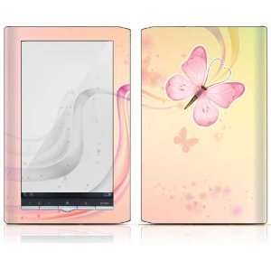 Sony Reader PRS 950 Decal Sticker Skin   Pink Butterfly
