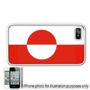  Greenland Greenlandic Flag Apple Iphone 4 4s Case Cover 