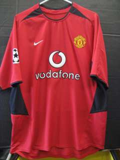 Authentic Nike 2002 03 Manchester United C/L Jersey XL  