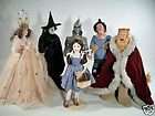   Franklin Heirloom Mint Wizard of Oz Dolls Wicked Witch Glinda & 4 more