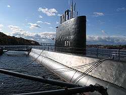 The USS Nautilus docked at the US Submarine Force Museum and Library