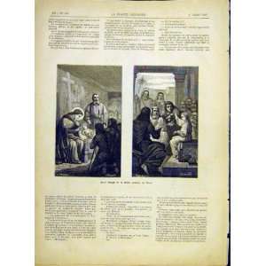  Joseph Jesus Religious Sketches French Print 1882