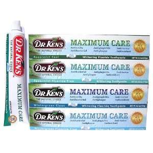 Maximum Care Toothpastes Cinnamon Whitening Fluoride Free Toothpaste 