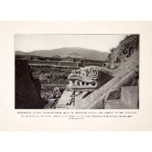 Mexico Monuments Architecture Ancient Quetzalcoatl Pyramid View Ruins 