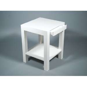  Small Lido Side Table * White Lacquer