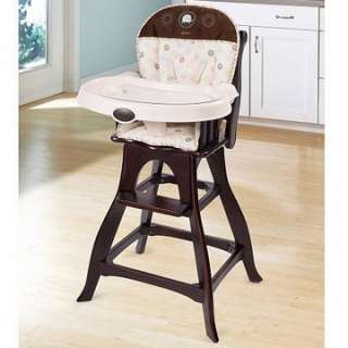   Carters SAFARI FRIENDS High Chair EXPRESSO WOOD ~ 80053 ~ NEW  