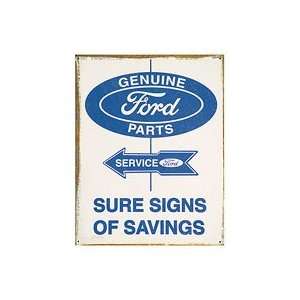  Ford Service Savings Metal Sign