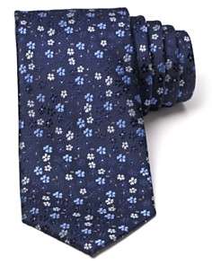 The Mens Store at  Textured Floral Classic Tie
