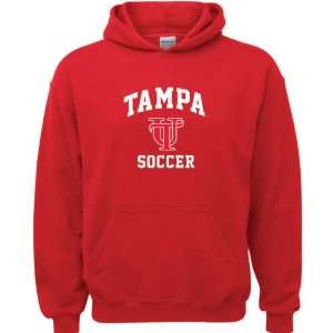  Tampa Spartans Red Youth Soccer Arch Hooded Sweatshirt 