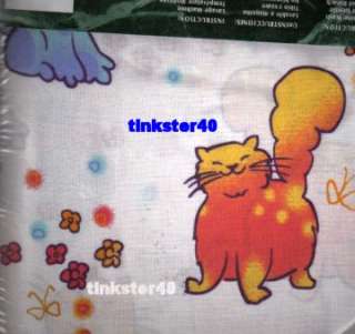 CATS AND DOGS Kids Cat Dog Animal Shower Curtain 29.99  