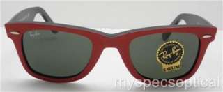 Ray Ban Classic Wayfarer 2140 955 50 Red New Authentic  
