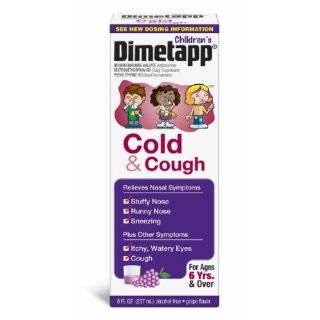 Dimetapp Childrens Cold and Cough, 8 Ounce (Pack of 2)