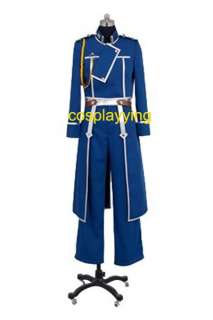 FullMetal Alchemist Cosplay Roy Mustang Uniform Costume  