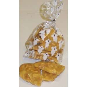 Scotts Cakes Peanut Brittle 1/2 Pound Ghost Bag  Grocery 