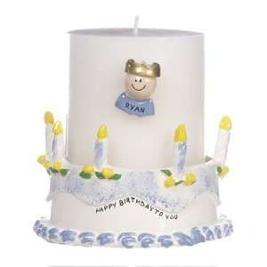  Personalized Birthday Candle Holder Boy Christmas Ornament 