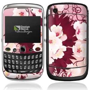  Design Skins for Blackberry 3G Curve 9300   Flower Dance Design 