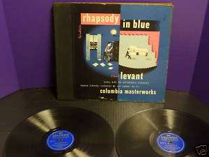 GERSHWIN Rhapsody Blue LEVANT  ORMANDY COLUMBIA MX 251  