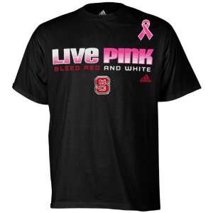  adidas North Carolina State Wolfpack Live Pink Gradient T 