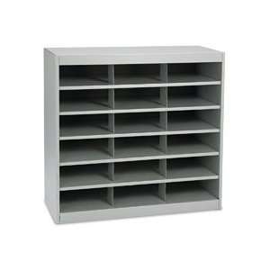  New Safco 9264GR   Steel Project Center Organizer, 18 