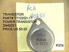 High Power 40251 Transistor RCA WCP5M  
