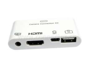 iPad iPad2 USB Kit & HDMI & AV Video Combo 4in1 Adapter  