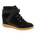   Wedge Athletic Sneakers Boots Hidden Heels Marant Shoes Size 9 Black