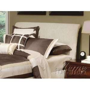  Soft Texture Fabric Full Size Bedroom Headboard by Acme 