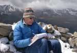 On the summit of Huron Peak, 14,003 ft, September 9, 2006.