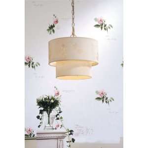   Pierced Pendant Chandelier Paper Cut Out Shade by Laura Ashley PXS211